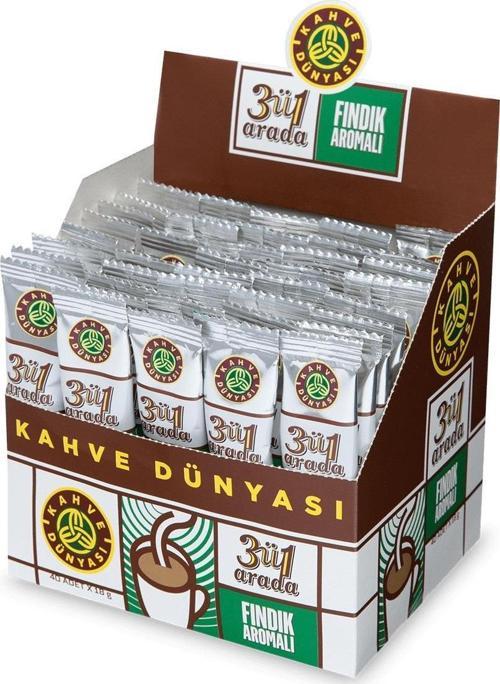 3ü1 Fındık Aromalı Kahve 40 x 18 gr