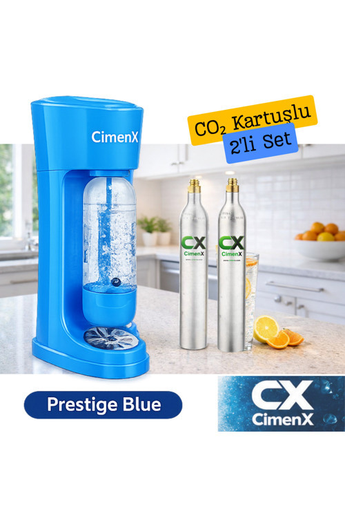 Soda Maker – Blue Edition - İki Soda Kartuşlu Set