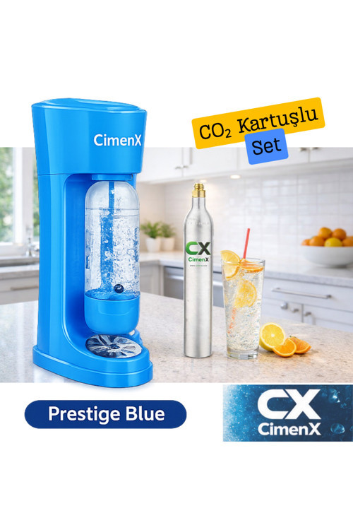 Soda Maker – Blue Edition - Soda Kartuşlu Set