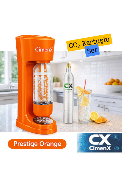 Soda Maker – Prestige Orange - Soda Kartuşlu Set