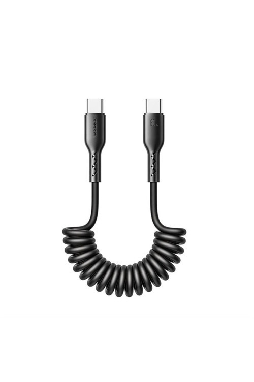 Travel Serisi 60W Araç Sarmal Hızlı Şarj Kablosu C-C 1,5m