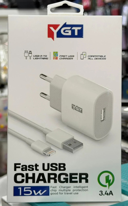 + 15W İPHONE ŞARJ ALETİ KABLO SET