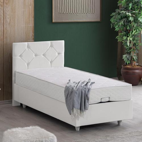 Glamis Tek Kişilik Baza Başlık Letto Yatak Seti