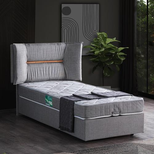 Lizbon Tek Kişilik Baza Başlık Comfort Yatak Seti
