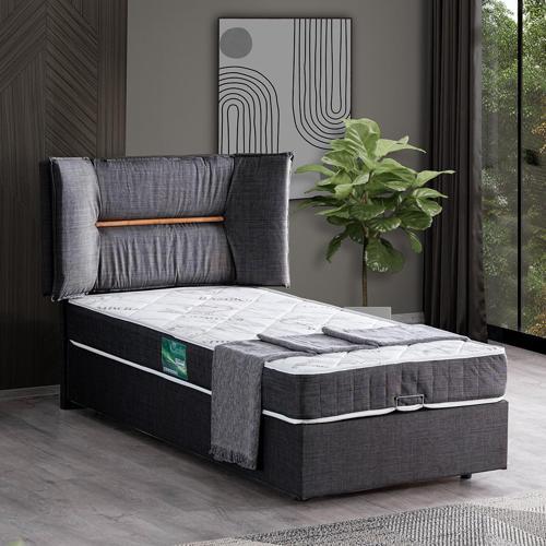 Lizbon Tek Kişilik Baza Başlık Comfort Yatak Seti