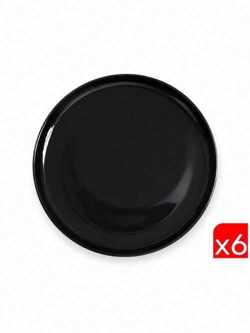 Moderna Servis Tabağı Siyah 24cm MOD24DU740104 6 lı