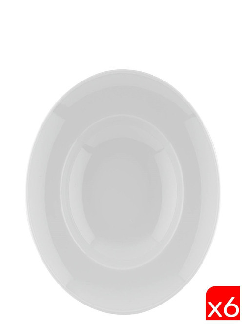 Bone Risus Makarna Tabağı Krem 27,5cm BNRS27SPT00 6 lı