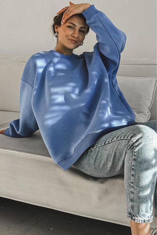 Mavi Bisiklet Yaka Basic Sweatshirt Mg1559