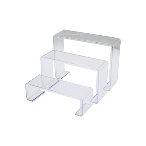 POŞETLİ 3 BOY MERDİVEN TEŞHİR AYAK YÜKSEKLİK: 6-11.5-16.5CM DERiNLİK: 6.5CM EN: 19.5-20.5-21.5CM (2)