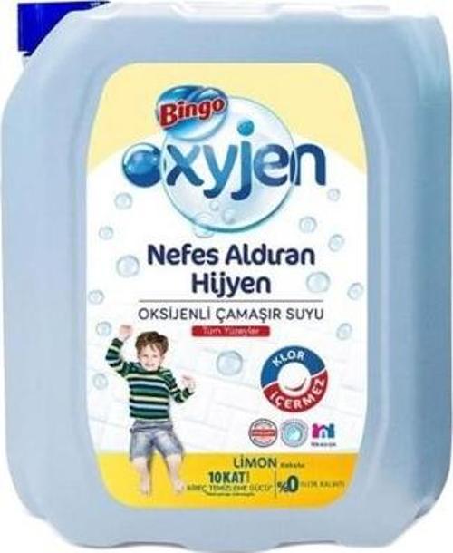 Çamaşır Suyu Oxygen 3240 ml. Limon Kokulu (4'lü)