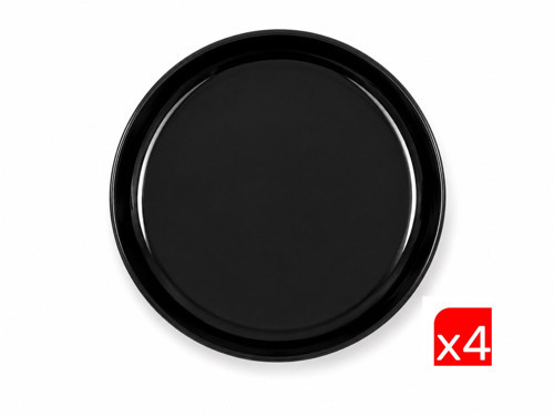 Moderna Çukur Tabak Siyah 19cm MOD20CK740104 4 lü