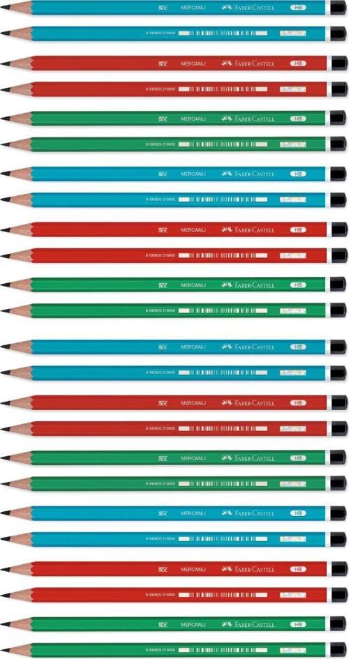 Faber-Castell Mercanlı Kurşun Kalem - 24 Adet
