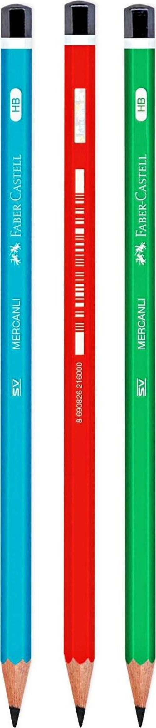 Faber-Castell Mercanlı Kurşun Kalem - 4 Adet