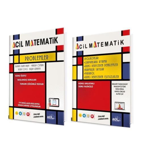 Acil Yayınları Acil Matematik Polinomlar Çarpanlara Ayırma ve Acil Problemler 2 Kitap Set