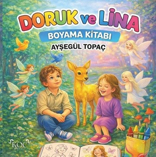 Doruk ve Lina Boyama Kitabı
