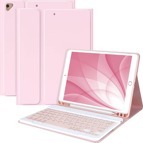 Qpen iPad Pro 2022 12.9 inç Uyumlu Klavyeli Tablet Kılıf