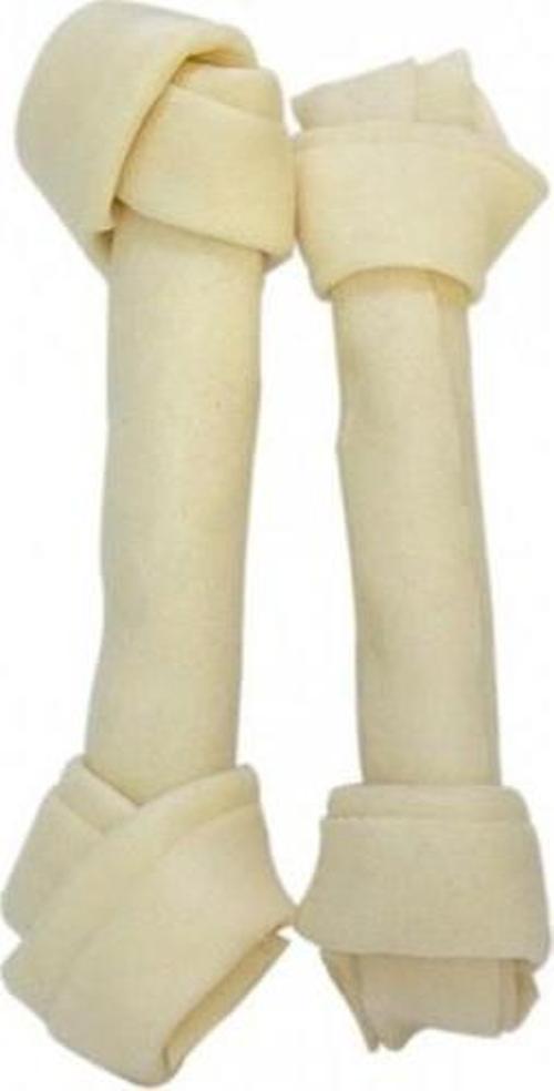 Beyaz Düğümlü Deri Kemik 7-7,5” – 2li