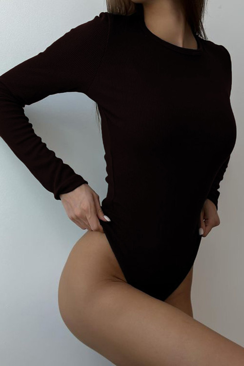 Mad Girls Siyah Fitilli Bodysuit Mg1292