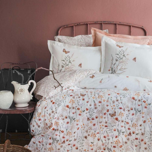 Çift Kişilik Nevresim Takımı Papillo Blush