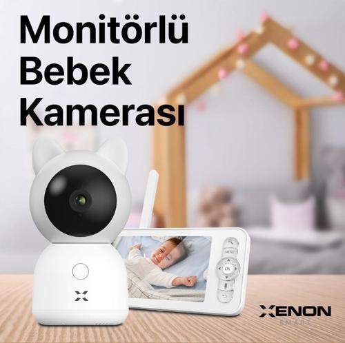 Dijital Monitörlü 5" LCD Akıllı Bebek Kamerası