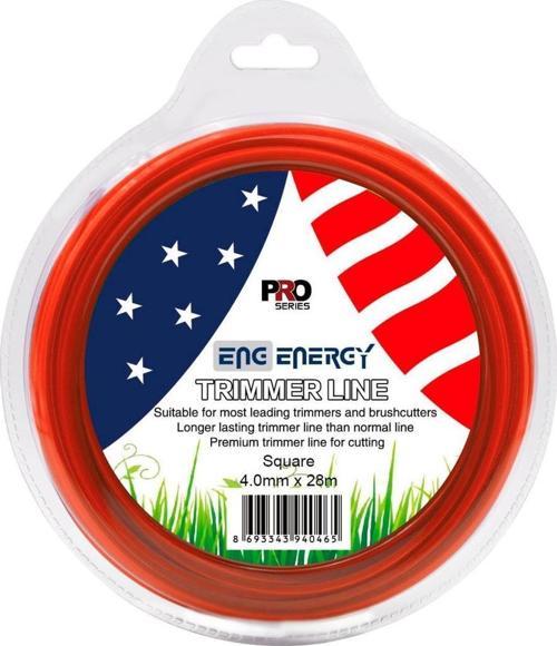 Dörtköşe Turuncu Tırpan Misinası 4 mm 28 mt