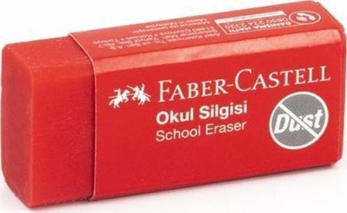 Faber-Castell Küçük Kırmızı Okul Silgisi 3 lü