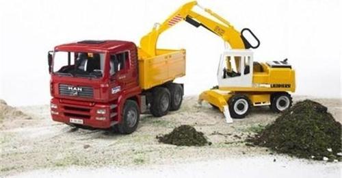 MAN Damperli Kamyon & Liebherr Ekskavatör 02751