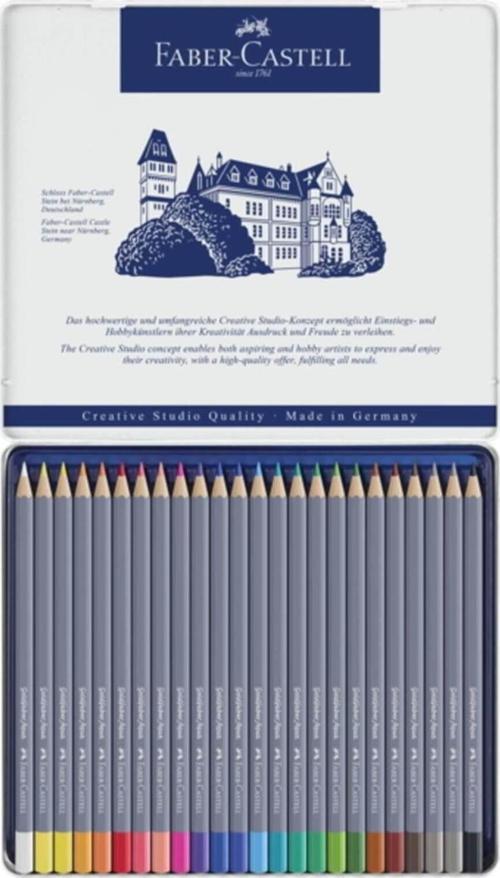 Faber-Castell Faber Goldfaber 24 Renk Aquarell Boya Kalem 114624