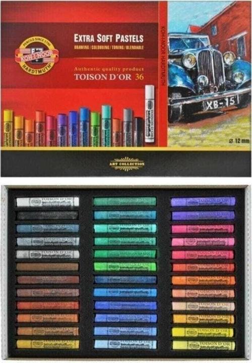 Koh-i Noor Toison D'or Extra Soft Pastel Boya (KALIN) 36 Renk