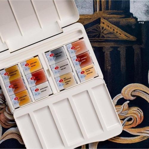 St.petersburg White Night Suluboya Seti 12 Renk Metalik Ve Pastel N:19421876
