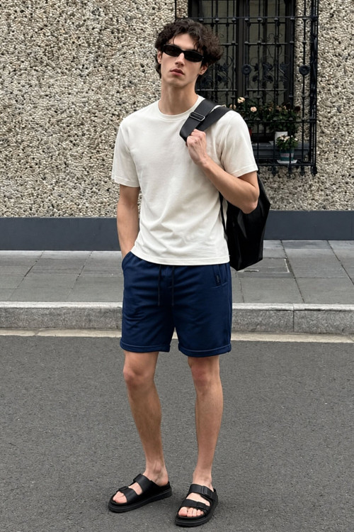 Lacivert Erkek Regular Fit Şort 4842