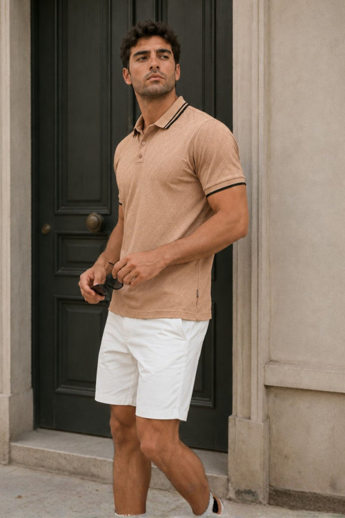 Vizon Polo Yaka Regular Fit Erkek T-Shirt 6110