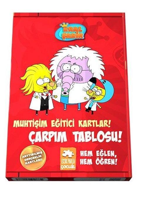 Kral Şakir-Çarpım Tablosu!-Muhtişim Eğitici Kartlar!