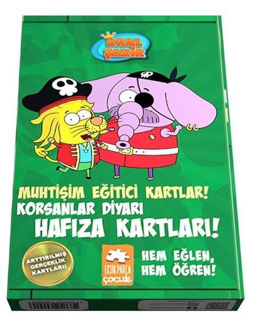 Kral Şakir-Korsanlar Diyarı Hafıza Kartları!-Muhtişim Eğitici Kartlar!