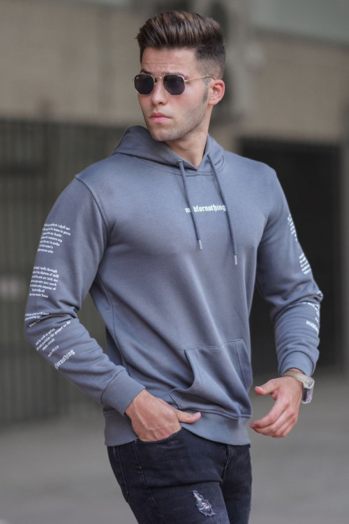 Füme Baskılı Sweatshirt 5304