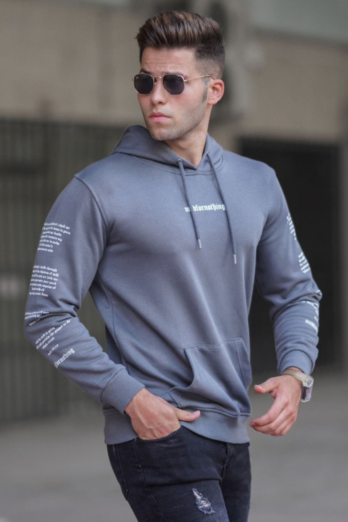 Füme Baskılı Sweatshirt 5304