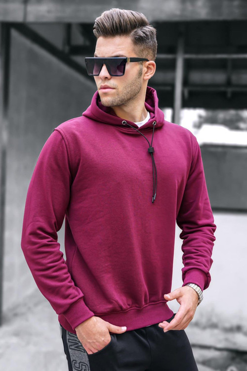 Bordo Erkek Sweatshirt 5334