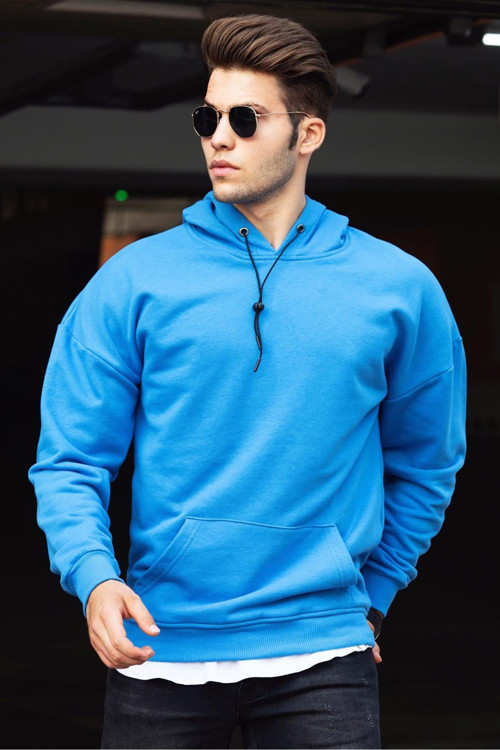 Basic Saks Erkek Kapüşonlu Sweatshirt 4764