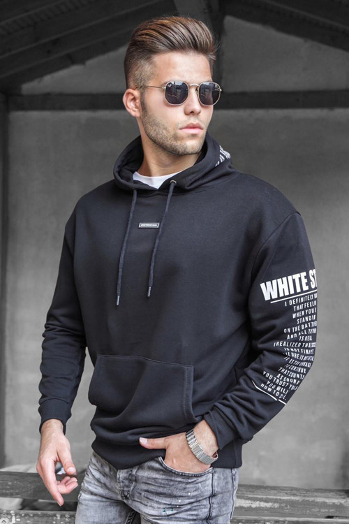 Siyah Erkek Sweatshirt 5332