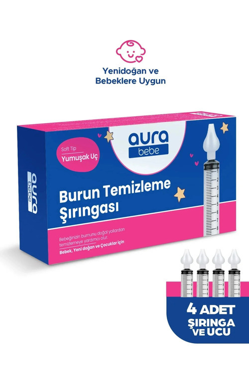 Bebek Burun Temizleme Şırıngası 4'lü