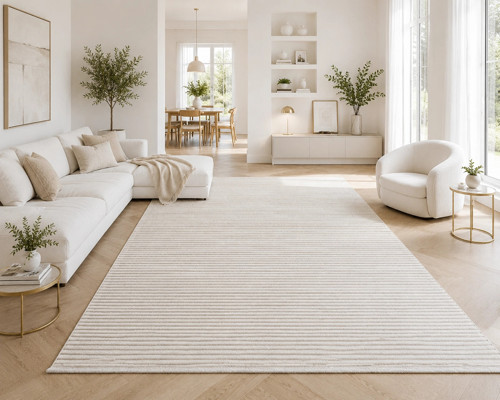 Lima 1182 Krem Modern Akrilik Salon Halısı