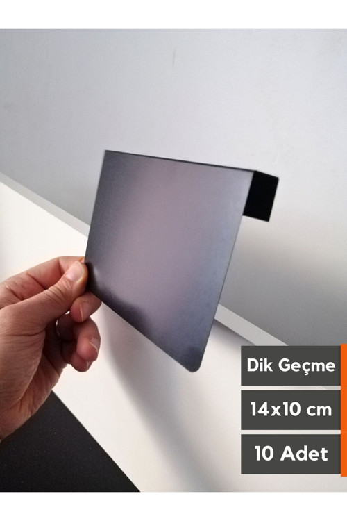 10 Adet Silinebilir Karatahta Siyah Etiket 14x10 cm Ahşap Raflar 2 cm Kalınlık Dik Asma Geçme Takma2