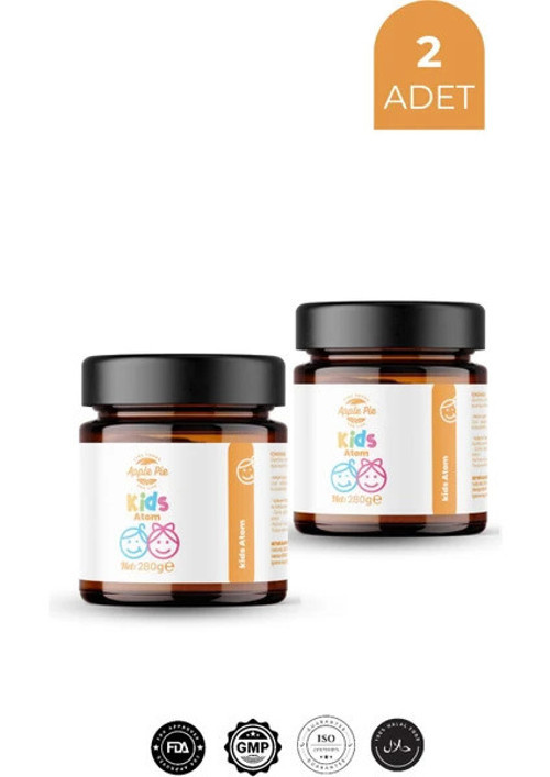 Apple Pie Atom Kids Vitaminli Karışım 280 gr x 2 Adet