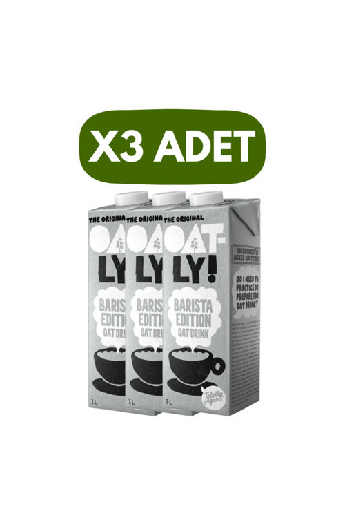 Oatly Barista Yulaflı İçecek 1 LT X3