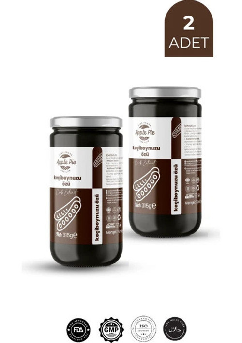 Apple Pie Keçiboynuzu Özü - 315g x 2 Adet 1 Apple Pie Foods Keçiboynuzu Özü - 315g x 2 Adet