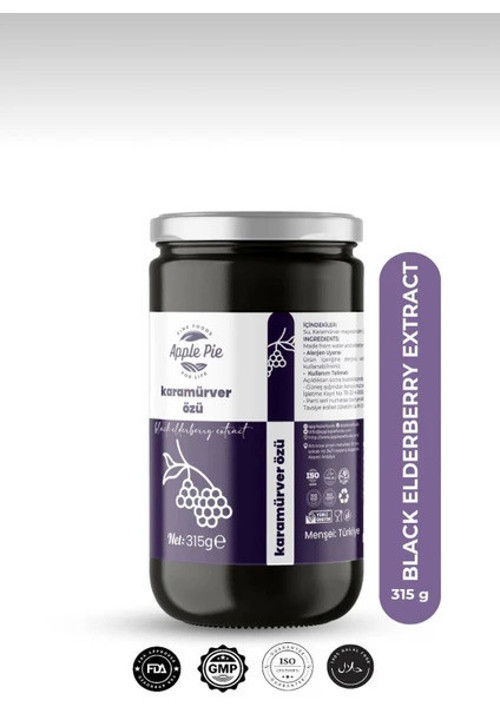Apple Pie Karamürver Özü 315 Gr – Şekersiz, %100 Doğal, Pestisit Analizli | Apple Pie Foods