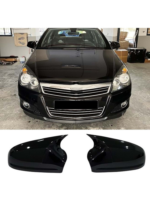 opel astra h 2010.2012 parlak siyah boyalı yarasa ayna kapağı