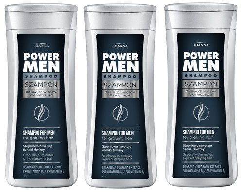 POWER MEN GRİ AZALTICI ŞAMPUAN – 3 ADET