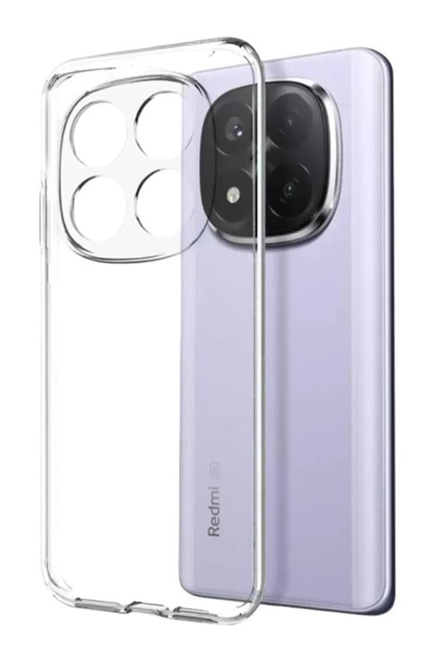 Redmi Note 15 Pro 5G Lüx Şeffaf Silikon - Şeffaf