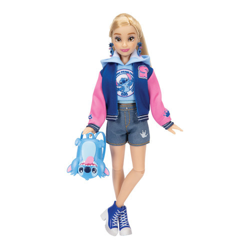 Disney ily 4ever Stitch Kolej Temalı Bebek ve Aksesuarları 23946